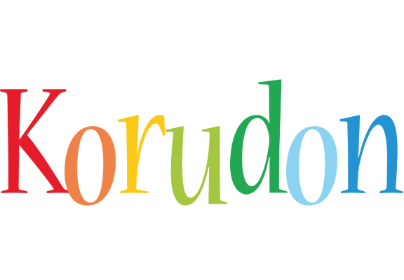 Korudon birthday logo
