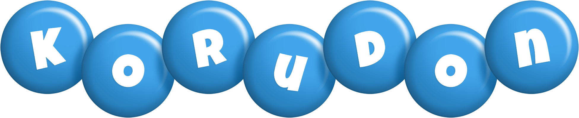 Korudon candy-blue logo