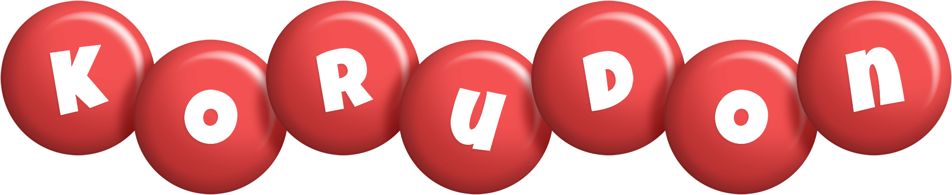 Korudon candy-red logo