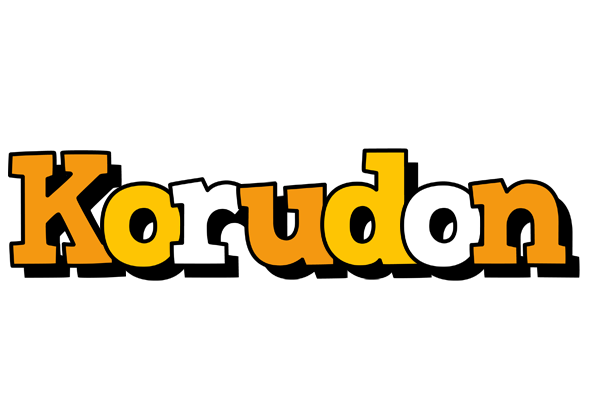 Korudon cartoon logo