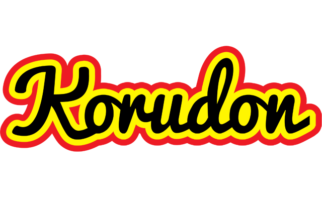 Korudon flaming logo