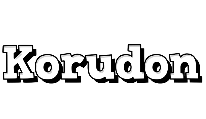 Korudon snowing logo
