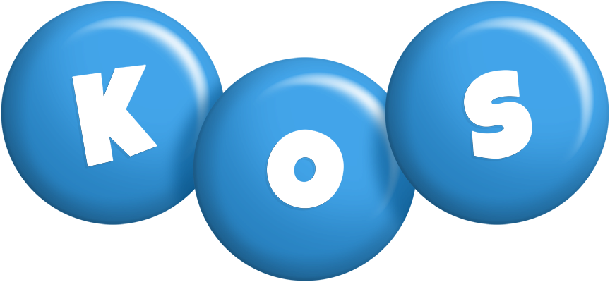 Kos candy-blue logo