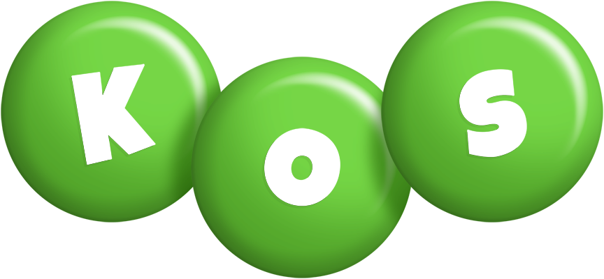 Kos candy-green logo