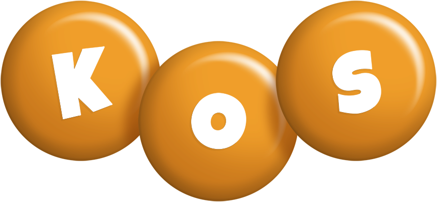Kos candy-orange logo