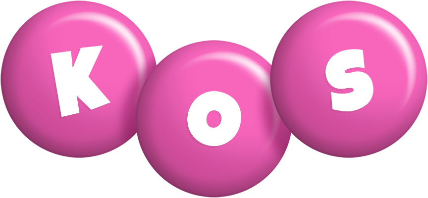 Kos candy-pink logo