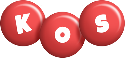 Kos candy-red logo