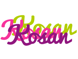 Kosan flowers logo