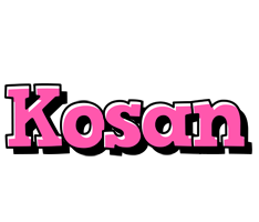 Kosan girlish logo