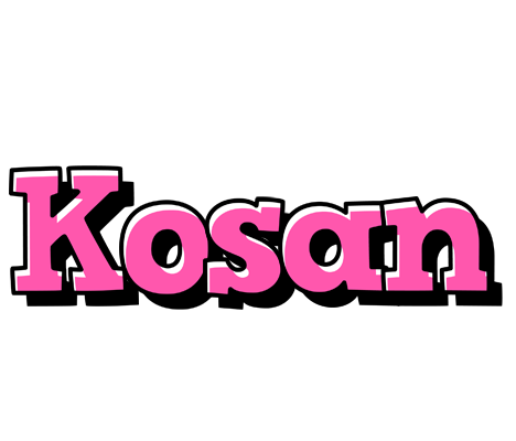 Kosan girlish logo