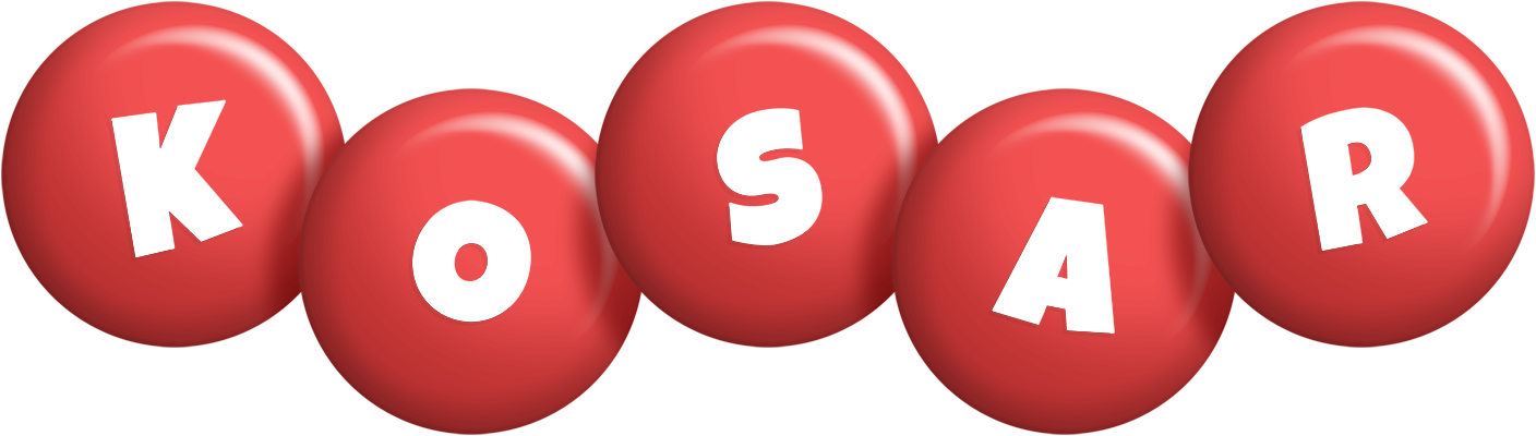 Kosar candy-red logo