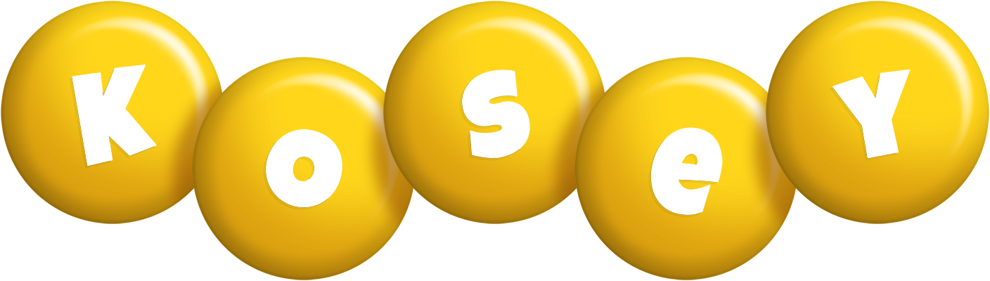 Kosey candy-yellow logo