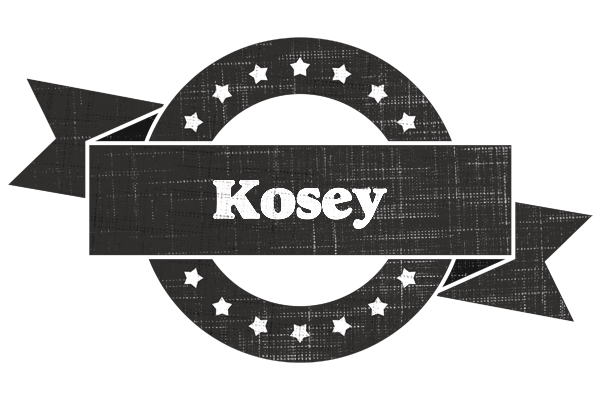 Kosey grunge logo
