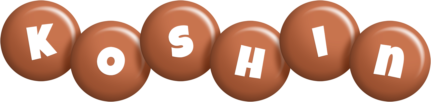 Koshin candy-brown logo