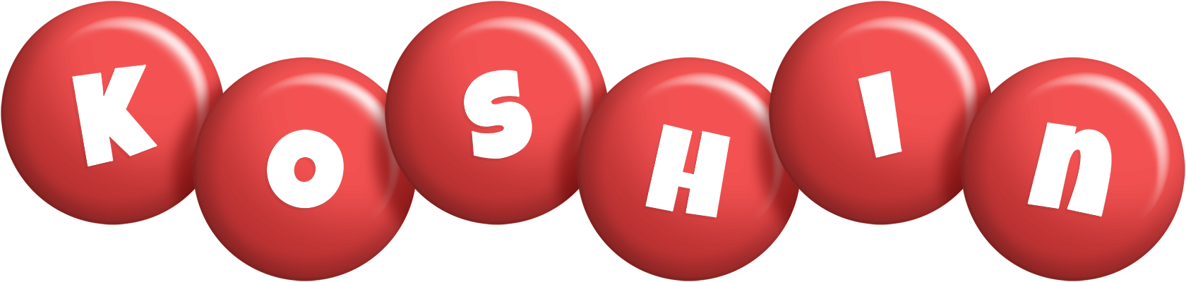 Koshin candy-red logo