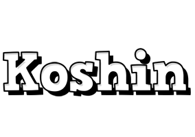 Koshin snowing logo