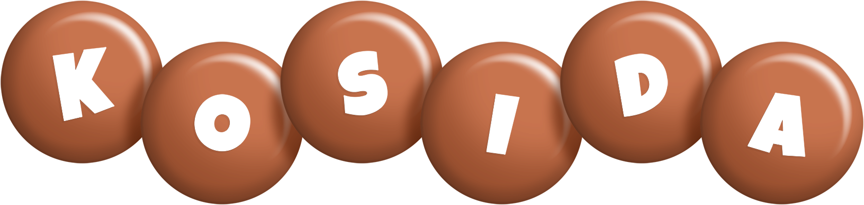 Kosida candy-brown logo