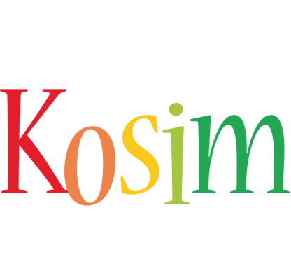 Kosim birthday logo