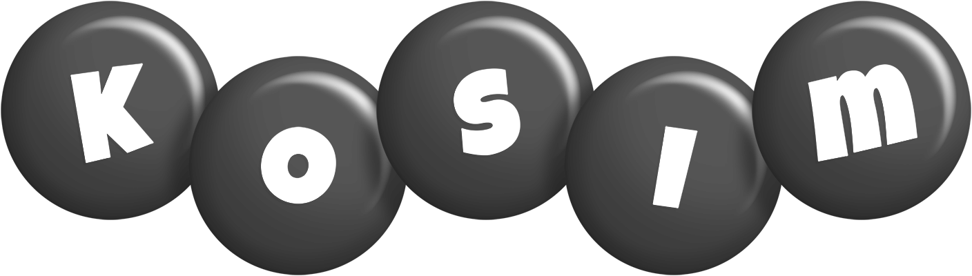 Kosim candy-black logo