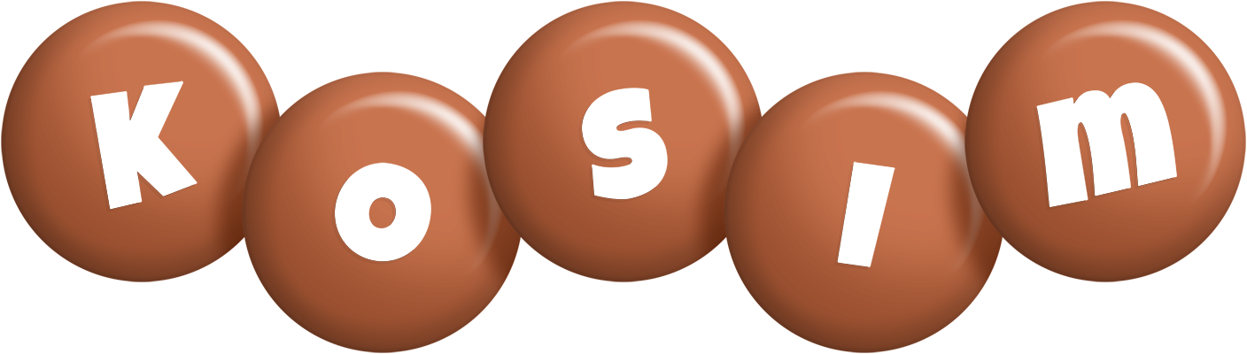 Kosim candy-brown logo