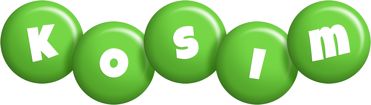 Kosim candy-green logo