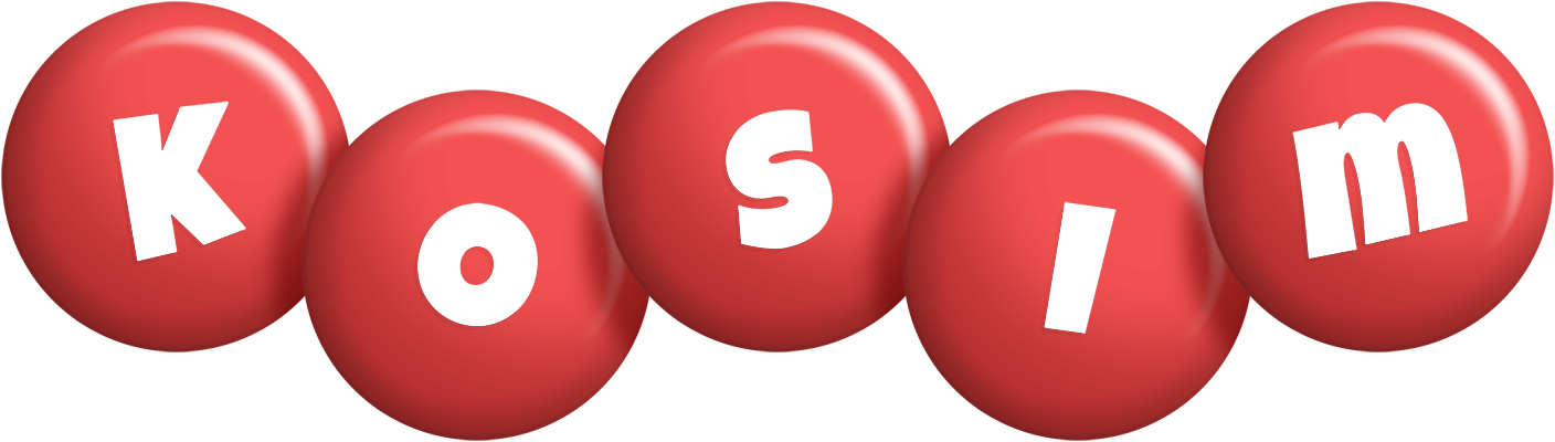 Kosim candy-red logo