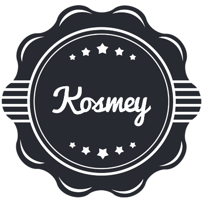 Kosmey badge logo