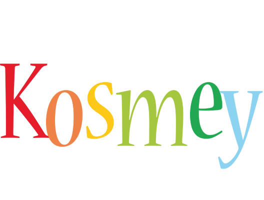 Kosmey birthday logo