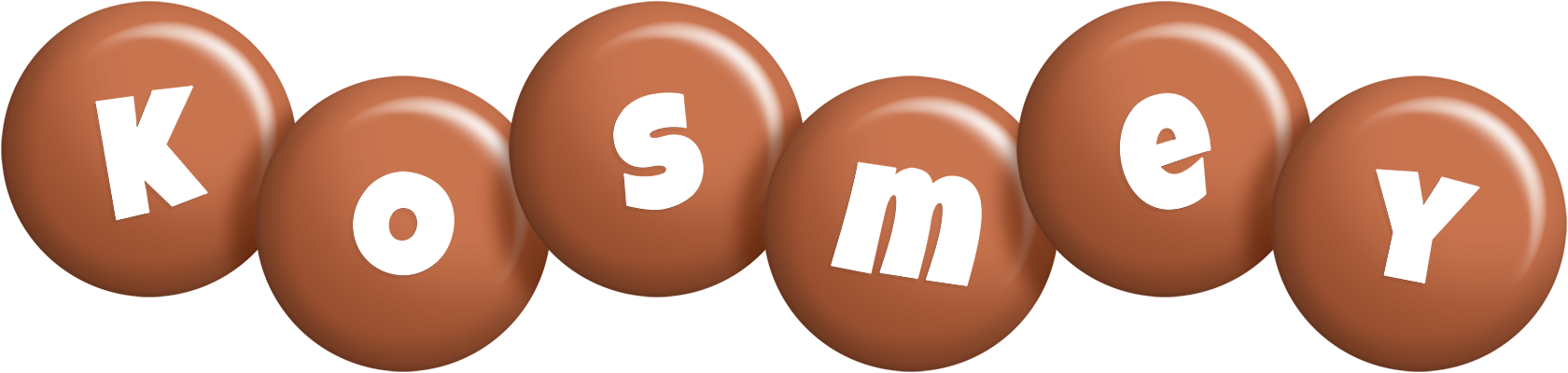 Kosmey candy-brown logo