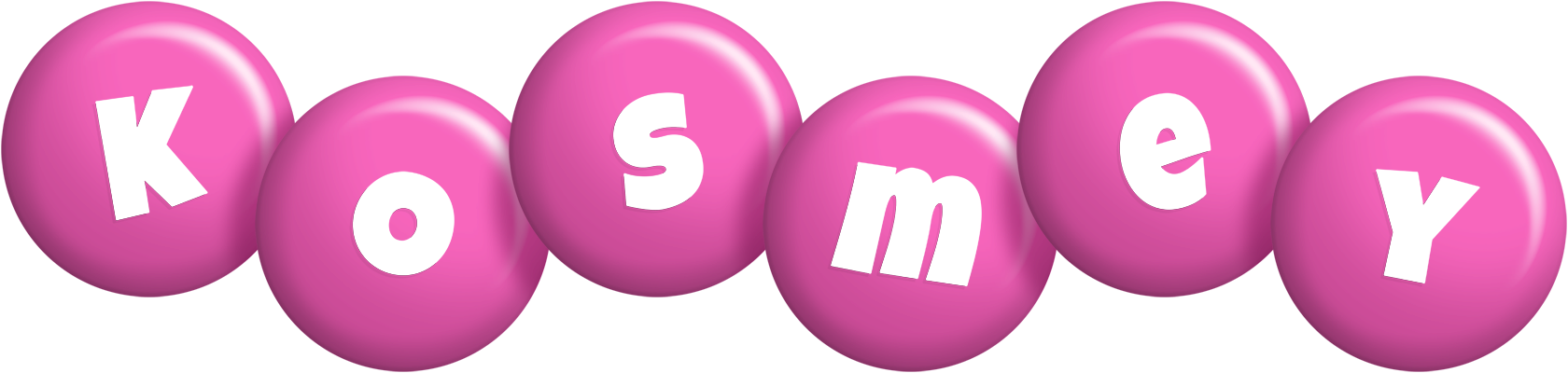 Kosmey candy-pink logo