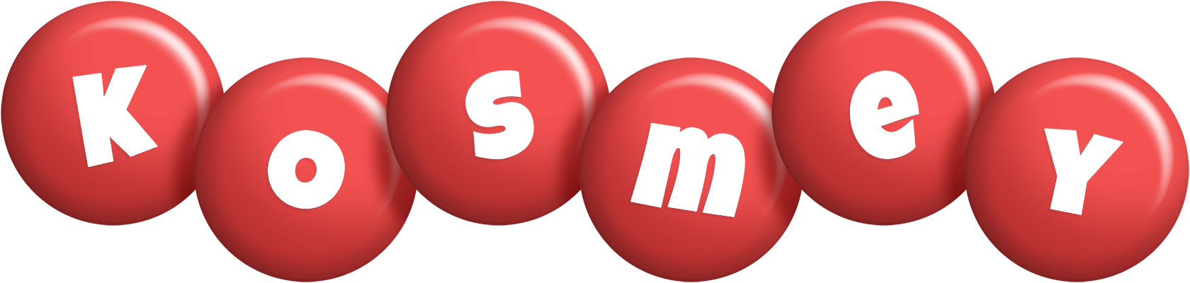 Kosmey candy-red logo