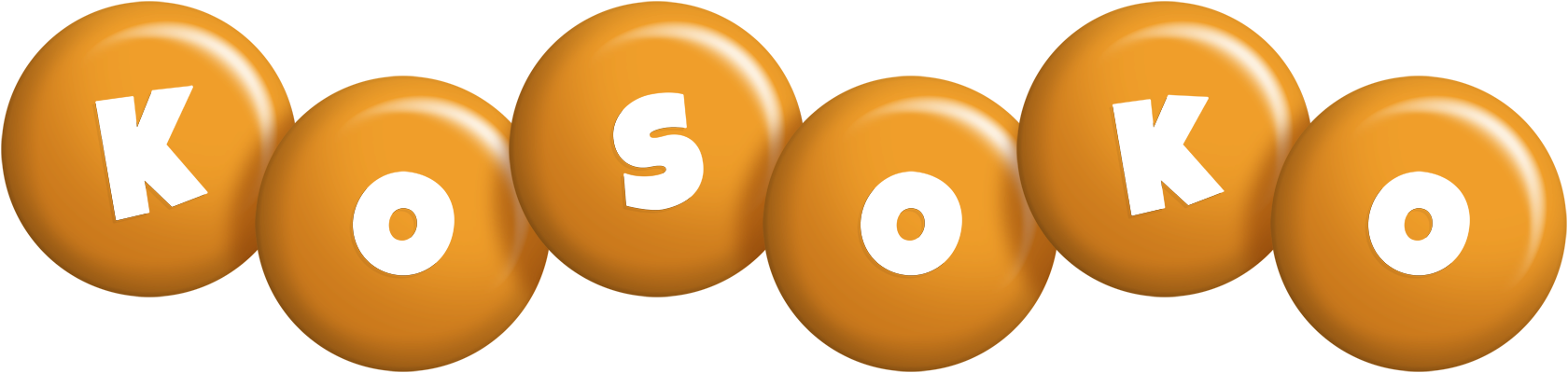 Kosoko candy-orange logo