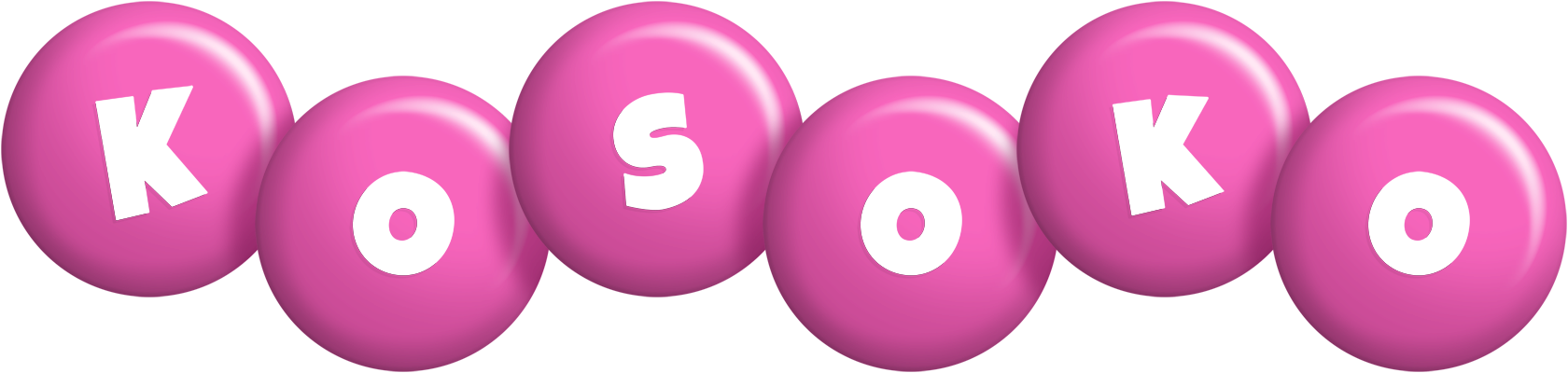 Kosoko candy-pink logo