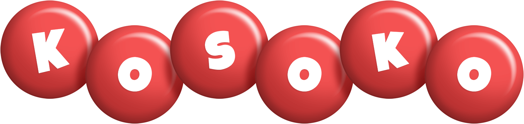 Kosoko candy-red logo