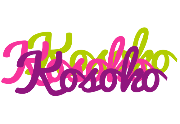 Kosoko flowers logo