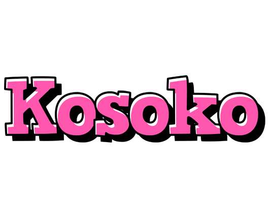 Kosoko girlish logo