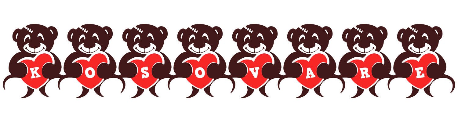 Kosovare bear logo
