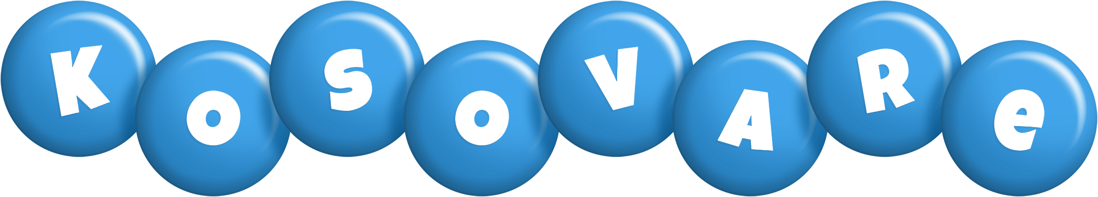 Kosovare candy-blue logo