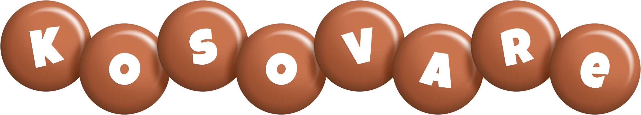 Kosovare candy-brown logo
