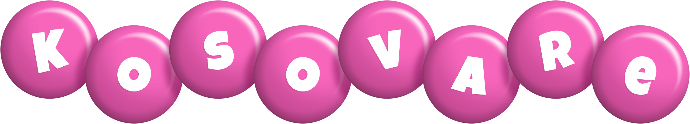 Kosovare candy-pink logo