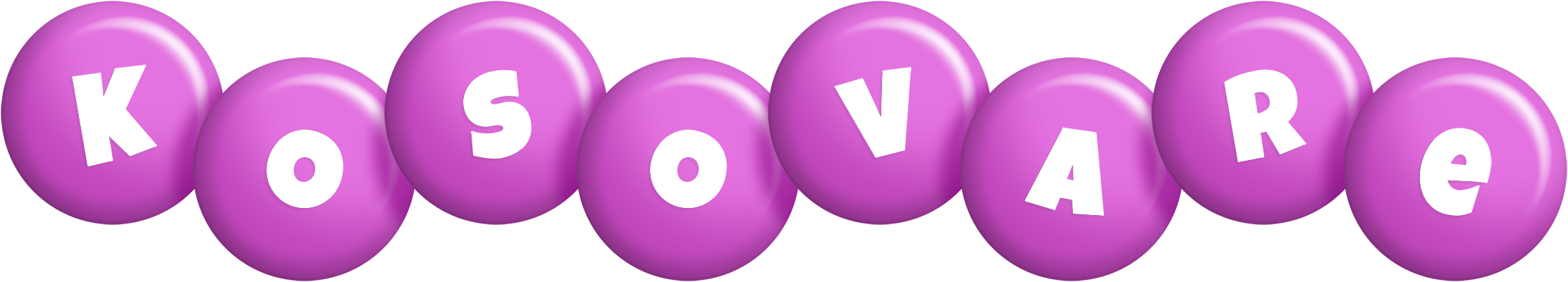 Kosovare candy-purple logo