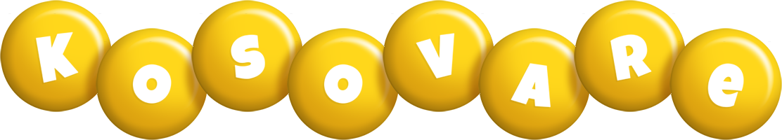 Kosovare candy-yellow logo