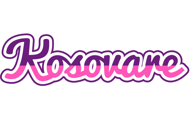 Kosovare cheerful logo
