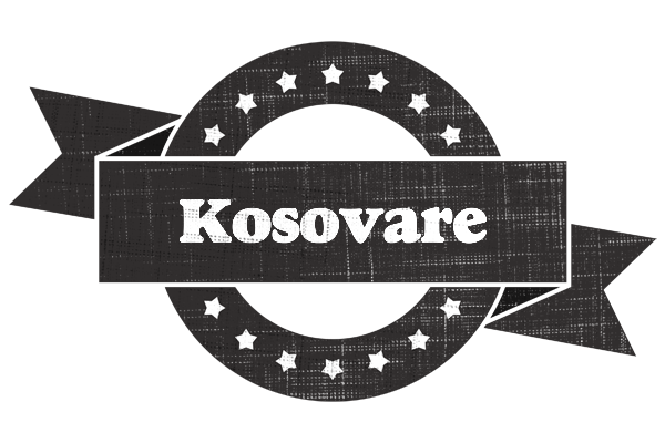 Kosovare grunge logo