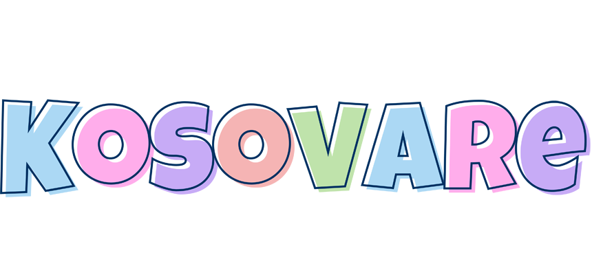 Kosovare pastel logo
