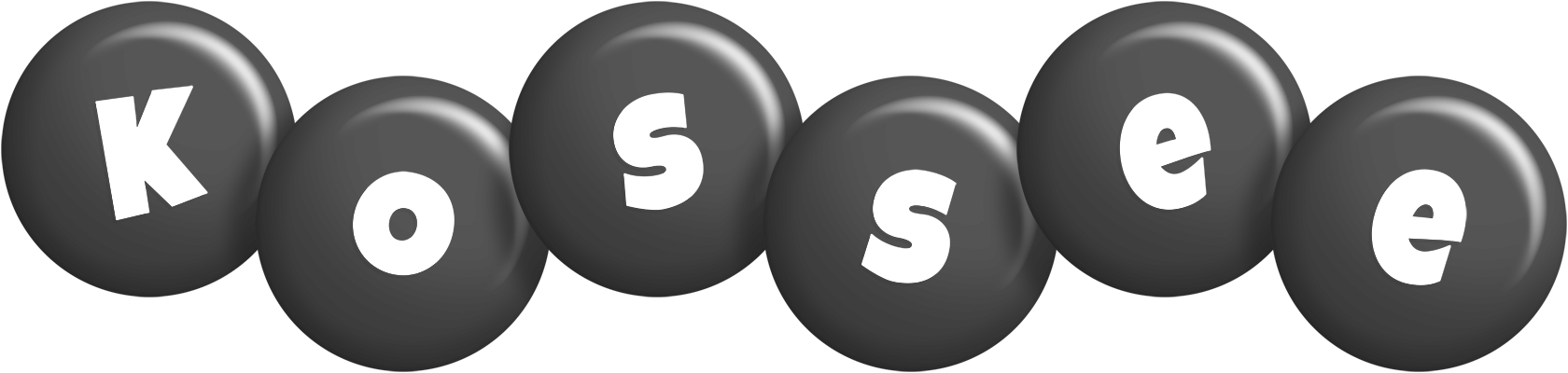 Kossee candy-black logo