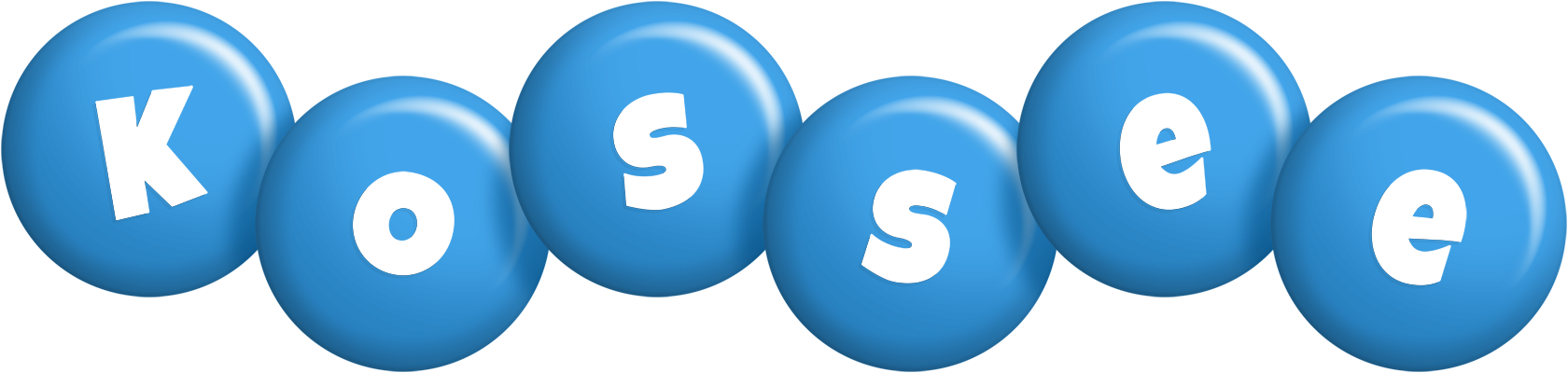 Kossee candy-blue logo