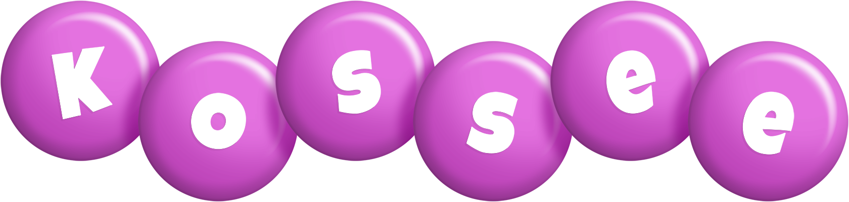 Kossee candy-purple logo