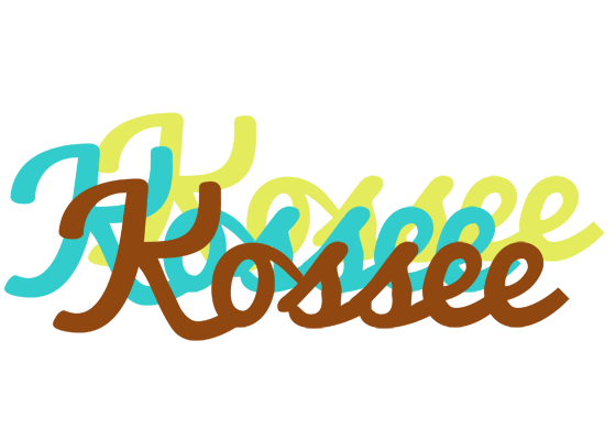 Kossee cupcake logo