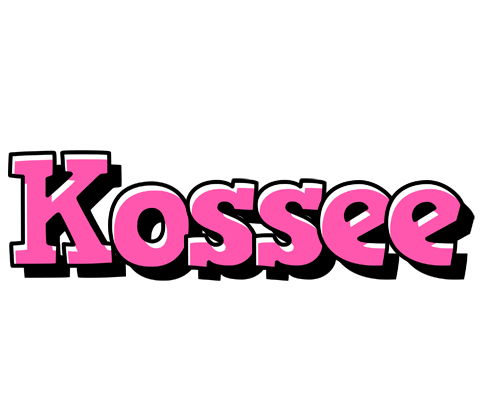 Kossee girlish logo